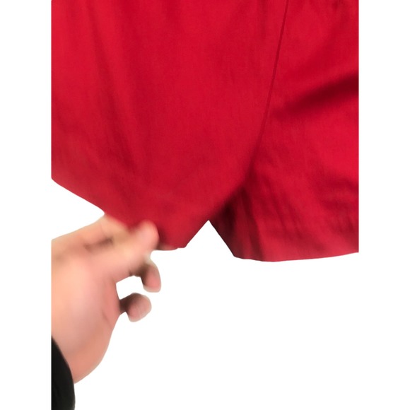 Kate Spade Saturday Women's Chino Shorts Red Cotton Stretch Flat Front Sz 2 - Picture 7 of 14